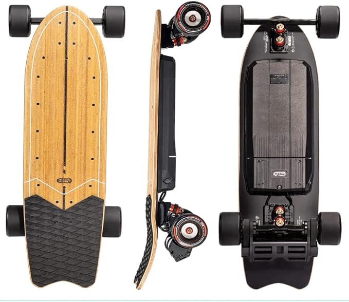 MEEPO MINI3S/MINI5 ER/Flow Electric Skateboard with Remote, Up to 32 MPH Top Speed, 24 Miles Range,330 LBS Load Capacity, Maple Cruiser for Adults and Teens, Mini5 ER
