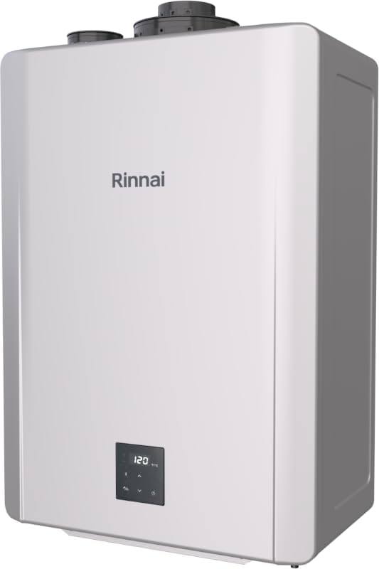NEW Rinnai RX130iN Condensing Smart Sense Natural Gas or Propane Tankless Water Heater, Indoor or Outdoor Water Heater, Up to 7.1 GPM, 130,000 BTU