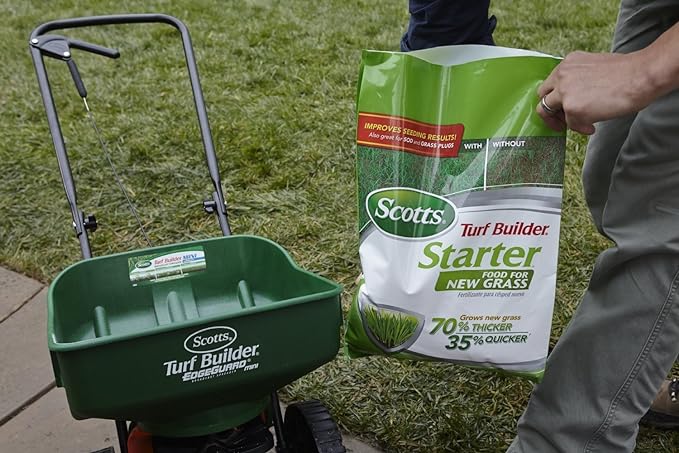 Scotts Turf Builder Starter Fertilizer for New Grass, Use When Planting Seed, 14,000 sq. ft., 42 lbs.