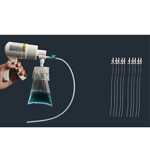 Mucus Suction Pump, Handheld Transparent Sputum Suction Pump Portable Manual Suction Pump with Disposable Tube, Professional Slurry Suction Pump for Home Care