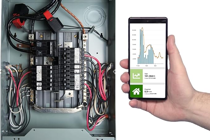 Business 3-Phase Energy & Solar Monitor | Net Metering | High-Resolution Electricity Usage Data via My.Eyedro.com -No Fee | Alerts | Reports | Real-time Energy Costs | E5B-EW-E3 (Ethernet/WiFi)