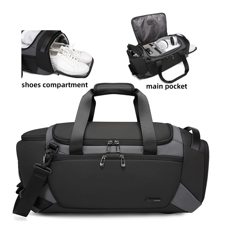 Gym Clothes Bag Backpack With Wet Compartment Traveler Duffle Bag ...