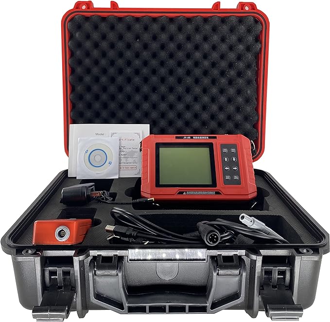 Concrete Rebar Locator Scanner Steel Bar Position Detector Concrete Protective Layer Tester for Determine Reinforcement Position and Distribution Concrete Protection Layer Thickness Data Storage