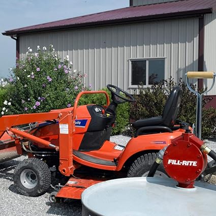 Fill-Rite FR152 Fuel Transfer Piston Hand Pump w/Discharge Hose, Nozzle Spout, & Suction Pipe