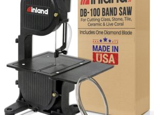 Sega a nastro DB-100 Inland Craft: taglio professionale di vetro, metallo e pietra