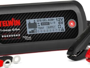 Telwin T-Charge 12 EVO: Caricabatterie 6/12V Multifunzione