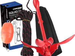 Cressi Squid Ancora Pieghevole 10m per SUP e Kayak