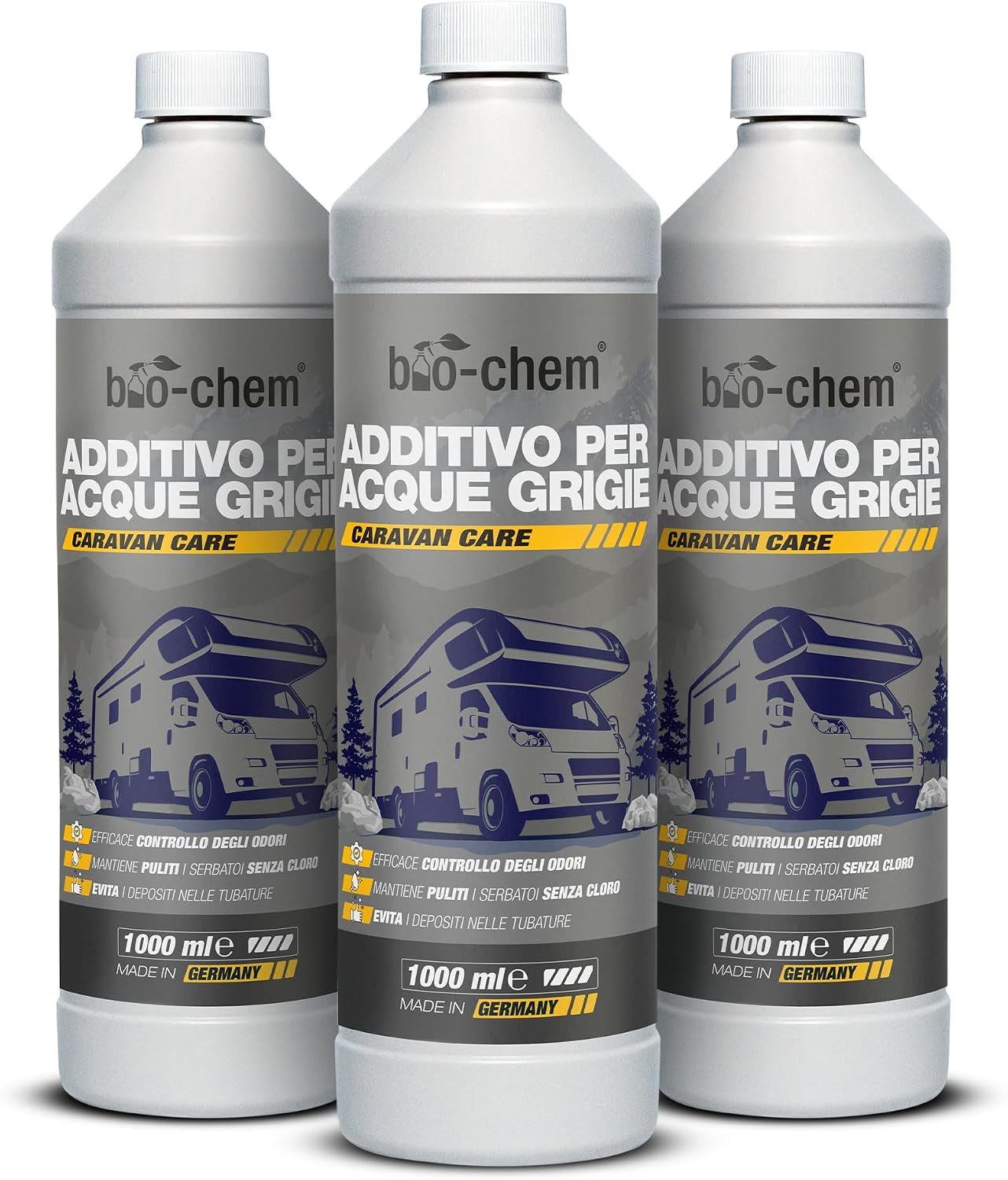 Additivo Bio-Chem Serbatoio Acqua Grigia 3L | Detergente WC