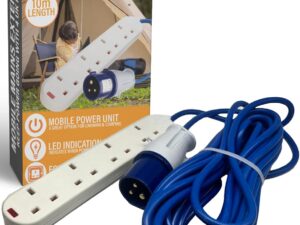 Cavo prolunga elettrico da campeggio 4 prese 10m Xtremeauto