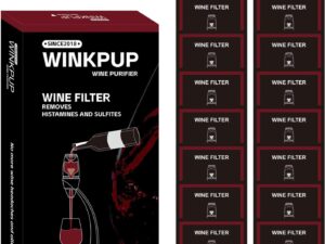 Filtro per vino: rimuovi solfiti e istamine (16 pz)