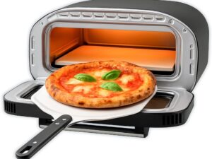 BEHOME Forno Pizza Elettrico 430°C - Cottura in 2 Minuti