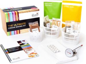 Kit produzione formaggio fai da te 10 ricette incluse