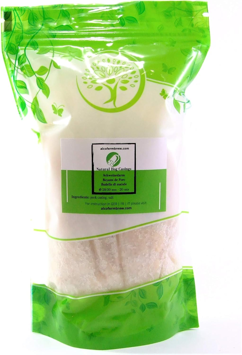 Budello maiale 28/30 mm 20m - Per salsicce fatte in casa