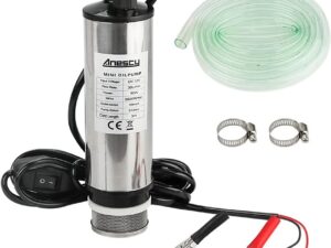 Pompa 12V Φ51mm per carburante/acqua in acciaio inox