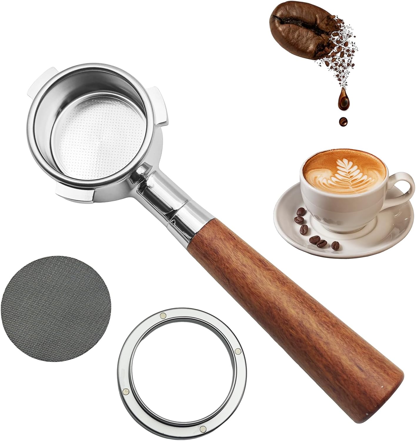 Portafiltro nudo 54 mm per Sage Barista Express Pro Bambino Plus