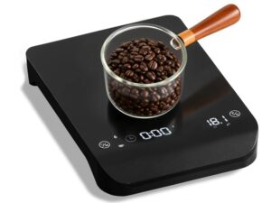 Bilancia caffè ricaricabile Muaket con timer integrato
