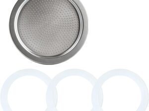 Guarnizione ricambio caffettiera Moka 6 tazze + filtro