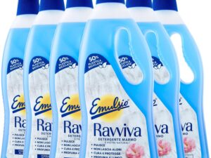 Emulsio Ravviva Marmo - Detergente pavimenti 750ml x 6