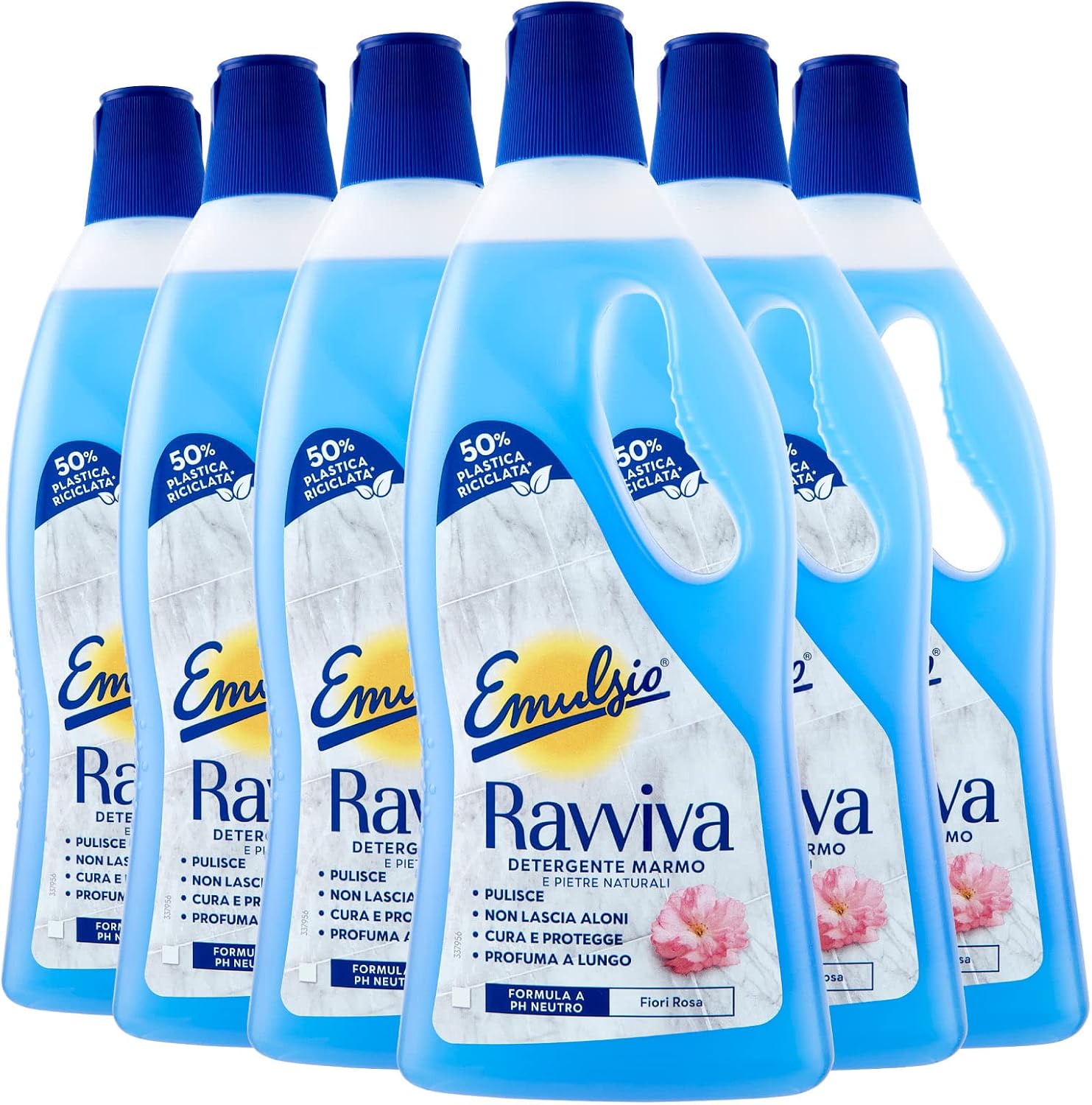 Emulsio Ravviva Marmo - Detergente pavimenti 750ml x 6
