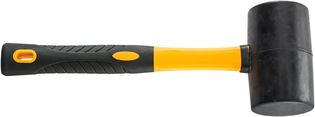 Martello in gomma nera Ø 55 mm - Hardy Working Tools