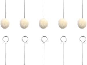 Set 10 Palle di Lana per Vernice e Tintura della Pelle