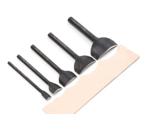 Set 5 punzoni angolari pelle WUTA per cinture e borse