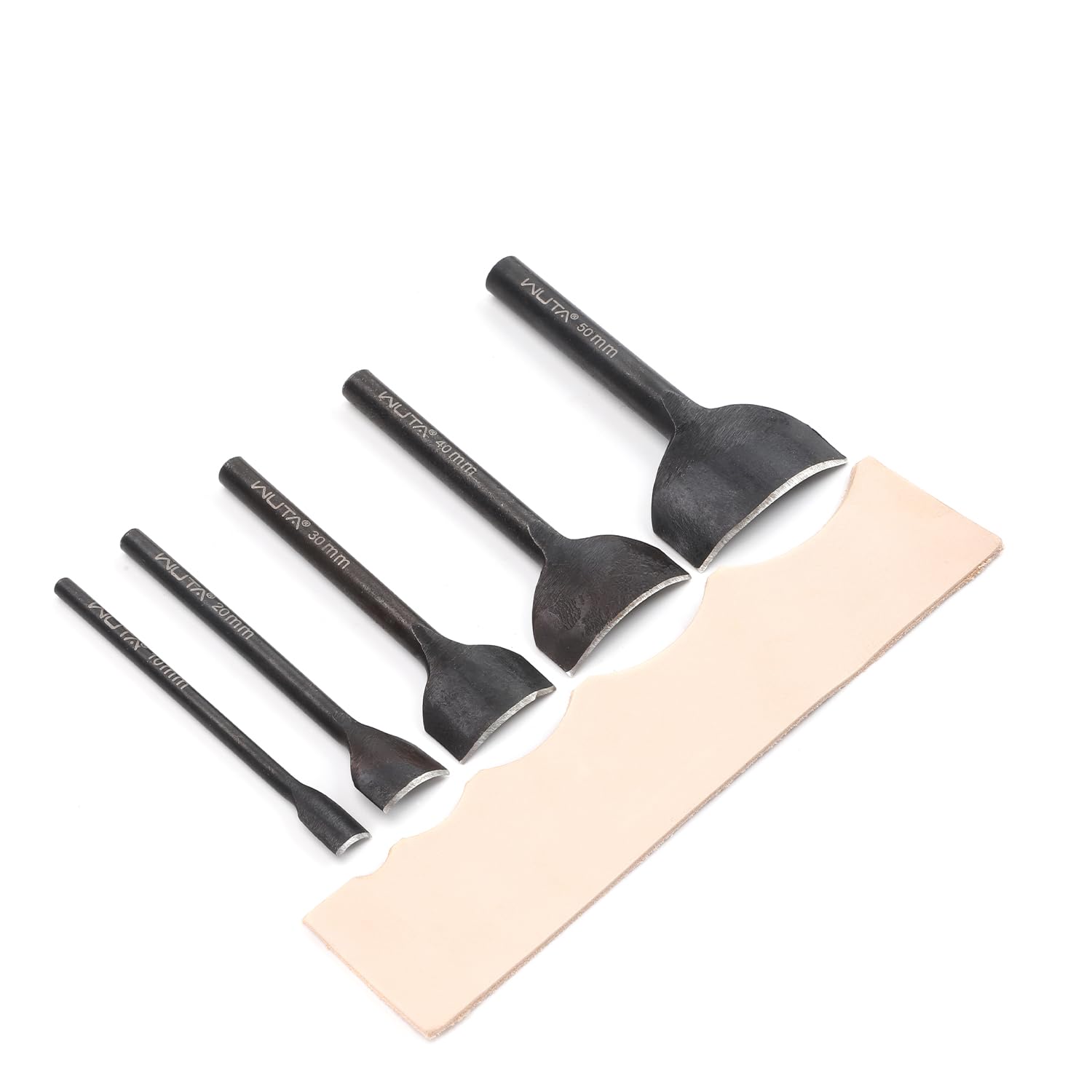 Set 5 punzoni angolari pelle WUTA per cinture e borse