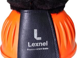 Parastinchi in gomma per cavallo LEXNEL - Arancione Taglia M