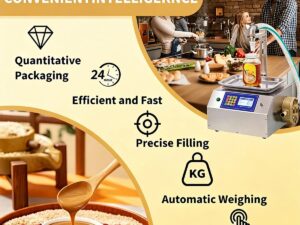 Riempitrice automatica per liquidi viscosi 2 in 1