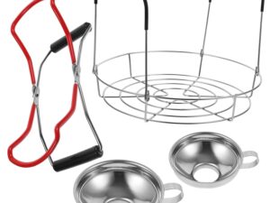 Set 4 pezzi VICASKY per conserve in acciaio inox
