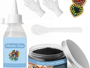 Kit mosaico completo DINGSEN con stucco nero