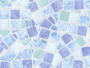 Venilia Pellicola Adesiva Effetto Mosaico Blu 45x150 cm