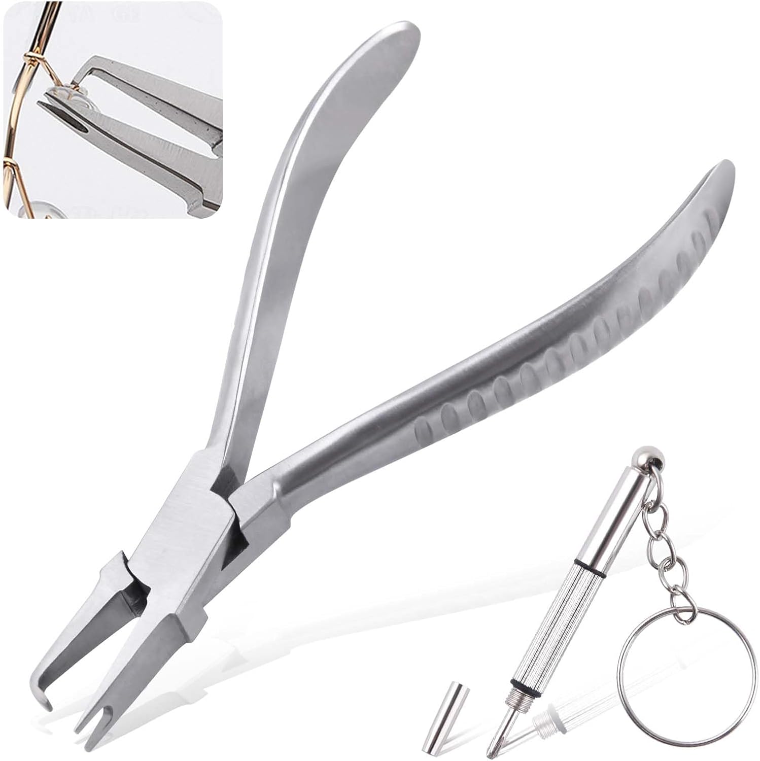 Pinze professionali per occhiali in acciaio inox