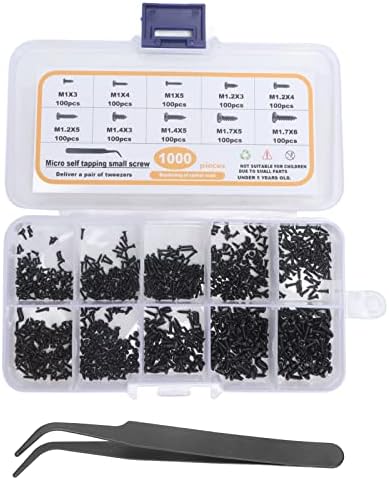 Assortimento 1000 viti autofilettanti per occhiali e orologi