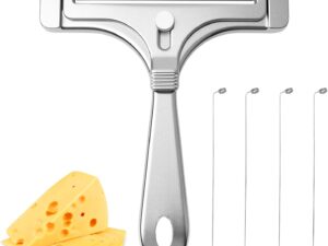 Affettatrice formaggio 4 fili inox con spessore regolabile