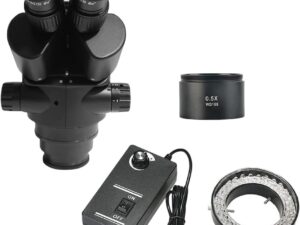 Testina binoculare nera per microscopio LK-7045A-B