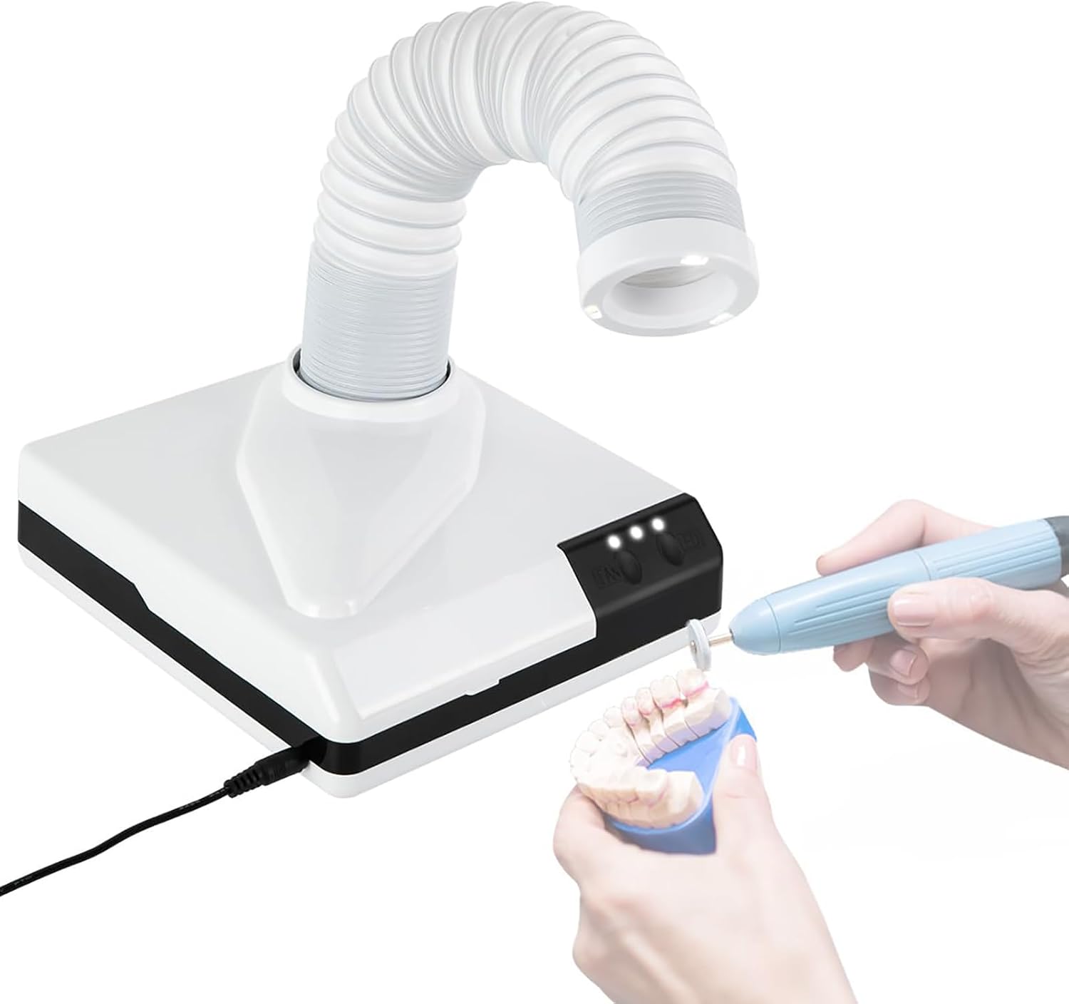 Aspiratore da banco 60W per lucidatura e polvere dentale