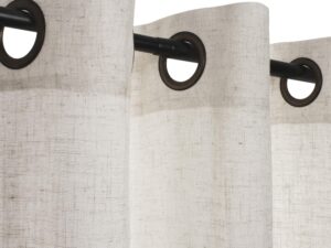 Tende in lino naturale VOILYBIRD, 213 cm, filtranti e semi-velate