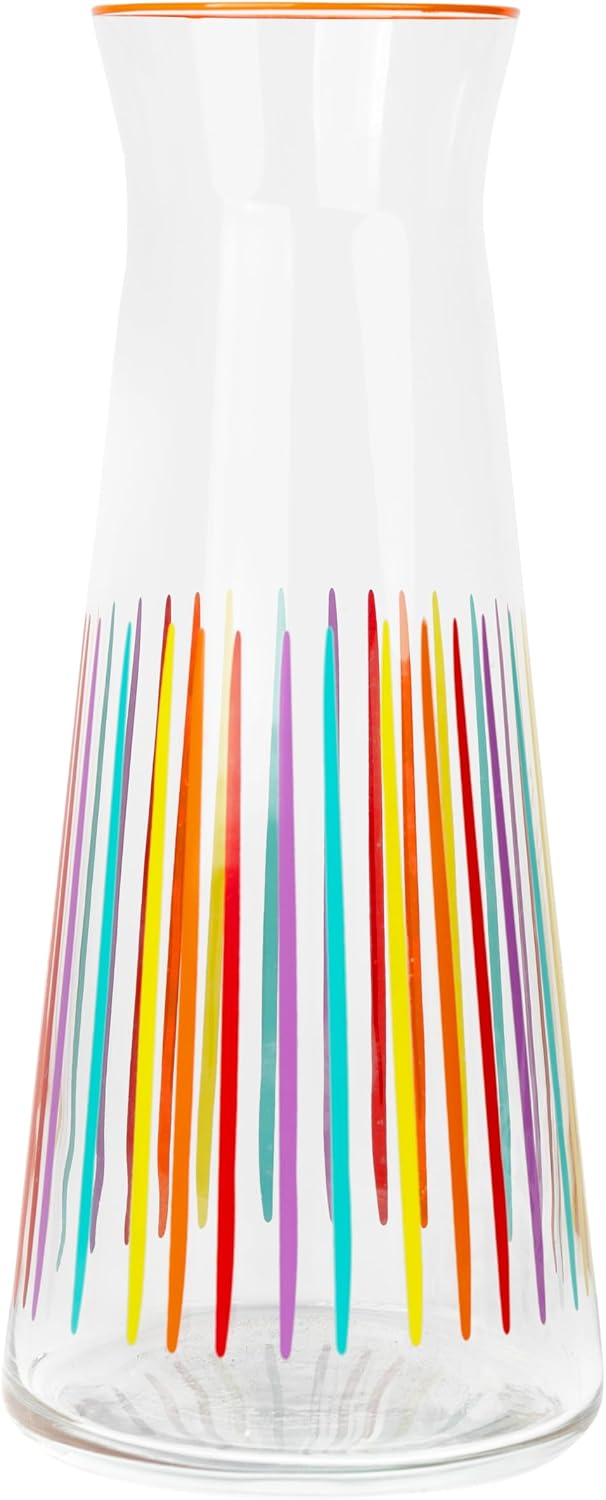 Caraffa in vetro a righe luminose Talking Tables 25 cm