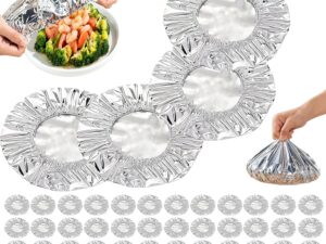50 Coperture in alluminio elastiche per alimenti Yizemay