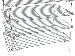 KitcheNATICS Griglia impilabile inox per cottura e raffreddamento