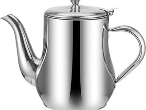 Oliera in acciaio inox con beccuccio antigoccia