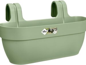 Elho Vibia Campana Easy Hanger Large - Fioriera da balcone Pistache Green