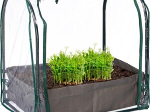 Serra da balcone Relaxdays per erbe e piante, 70x68x50 cm