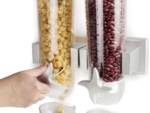 LACOR Dispenser cereali rotante, 2 unità 50 lt, doppia parete