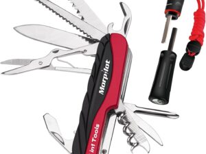 Morpilot Set Coltello 15 in 1 + Pietra Accendifuoco