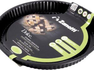 Zanetti Stampo Crostata 28 cm Carbon Steel Nero