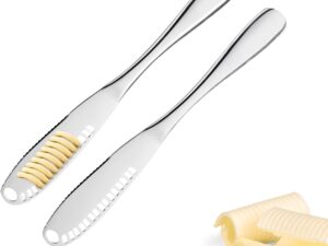 Westmark: Set 2 coltelli burro e decorazioni argento 15 cm
