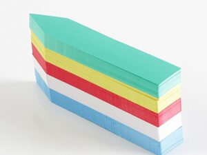 100 Etichette per Piante in 5 Colori - Impermeabili
