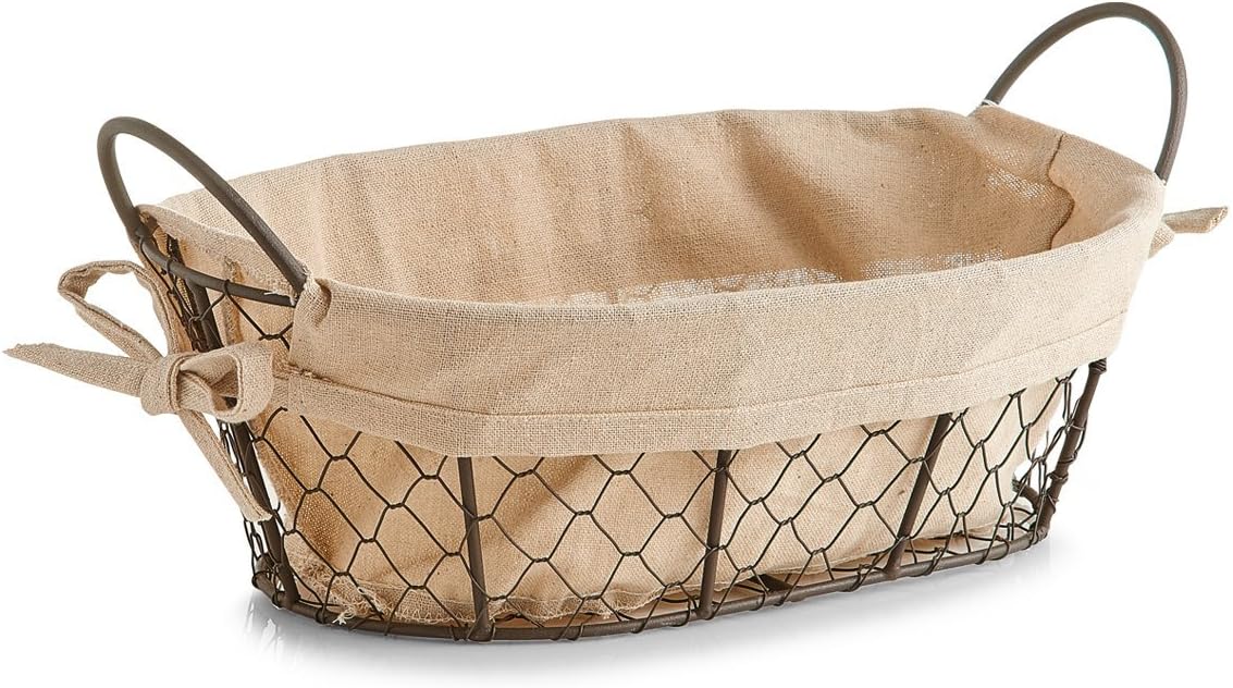 Cestino pane Countrystyle Zeller beige 30x21x11 cm